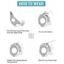 OLSCROM Cat Harness and Leash Set,Soft and Comfortable Cat Walking Jacket with Running Cushioning and Anti-Escape for Puppies with Cationic Fabric