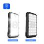 Solar Power Bank 26000mAh, Solar Charger with 28 LEDs, Type-c(in & Out) + Wireless Charging + 3 USB Output for Camping & Travelling, External Backup Battery Pack with Output of 3A for iPhone/Androi
