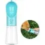 Dog Water Bottle Portable Pet Water Bottle Leak Proof Dog Water Dispenser, Lightweight Dog Travel Water Bottle Bowl for Walking BPA Free 15 OZ (Blue) …