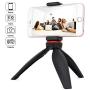 Phone Tripod, Phone Camera Tabletop Tripod Cell Phone Clip Holder, Compatible with Gopro, iPhone, Smartphones, Osmo Pocket, Webcams, Compact Cameras DSLRs