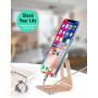 Adjustable Cell Phone Stand,2020 Update,Skejer Stand,Phone Holder,Table Stand,Dock,Aluminum Desktop Stand Compatible with iPhone Galaxy Edge All Smart Phone and Tablets Under 10 inches-Gold