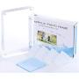Boxalls 3.5x5 Inches Acrylic Picture Frames, Desktop Frameless Photo Frames with Magnetic, Double Sided Transparent