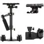 SUTEFOTO S40 Handheld Stabilizer Steadicam Pro Version for Camera Video DV DSLR Nikon Canon, Sony, Panasonic with Quick Release Plate (Black)