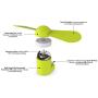 Portable iPhone Fan - Colorful and Powerful 2-in-1 Fans for iPhone/iPad and Android Smartphone/Tablet - 4 Piece - Black/Pink/Blue/Green - Summer 2017 iPhone Accessories