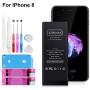 Battery for iPhone 8/8G, 2200mah High-Capacity Replacement Battery, ElephantStory Built-in Lithium Battery Replacement with Complete Repair Kit and Instructions （Tool Upgraded !）