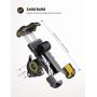 Phone Holder Mount for Bike Handlebar - Lamicall Motocycle Cell Phone Clamp, Scooter Phone Mount for iPhone 11/ iPhone 11 Pro/iPhone 11 Pro Max, Samsung S10 and More 4.7“ - 6.8" Smartphones - Yellow
