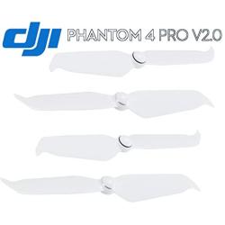 DJI Phantom 4 Pro V2.0 New 9455S Low-Noise Quick-Release Propellers 2 Pairs Pack,White with Luckybird USB Reader