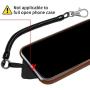 Phone Lanyard Tether with Patch, Doormoon Universal Stretchy Lasso Straps and Phone Case Anchor for Anti-drop Outdoor Hiking Cycling Climbing Compatible with iPhone Samsung Pixel Most Smartphones
