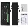 DIGIROOT (2Pcs 2-in-1 Precision Stylus Disc Tip with Fiber Tip for Notes-Taking, Drawing, Navigation on Touch Screen (4 Discs, 2 Fiber Tips Included)- (Black/Green) DIGIROOT (2Pcs 2-in-1 Precision Stylus Disc Tip with Fiber Tip for Notes-Taking, Drawing, Navigation on Touch Screen (4 Discs, 2 Fiber Tips Included)- (Black/Green)