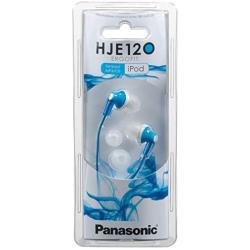 Panasonic ErgoFit In-Ear Earbud Headphones RP-HJE120-A (Blue) Dynamic Crystal-Clear Sound, Ergonomic Comfort-Fit