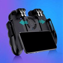 [Six-Finger] Mobile Phone Cooling Pad Game Controller Cooling Radiating Game Joystick for pubg/Fortnite/Survival Game Grib for 4.6-6.44Inch iOS and Android System by Greatstar