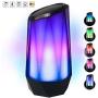 Portable Wireless Bluetooth Speakers LED Lights Speaker Bluetooth 4.2 with 6 LED Lights Modes TF Card, for Smart Phone, Computer and Other All Bluetooth Devices