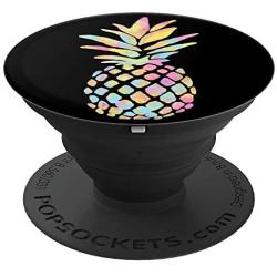 Pineapple Watercolor Summer Beaches Tropical Fruit Pineapple PopSockets Grip and Stand for Phones and Tablets