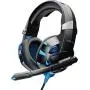 Evo Core Phenom MEGA Gaming Headset with Boom Mic, LED Glow Lights, XL Ear Pads 50mm Drivers, Compatible with PS4, Xbox and Mobile Phone Gaming (Blue) Evo Core Phenom MEGA Gaming Headset with Boom Mic, LED Glow Lights, XL Ear Pads 50mm Drivers, Compatible with PS4, Xbox and Mobile Phone Gaming (Blue)