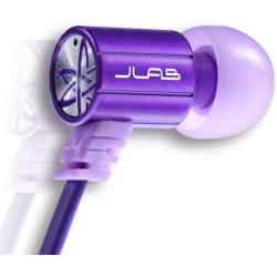 JLab Audio J4 Heavy Bass, Rugged Metal in-Ear Headphone, Guaranteed for Life - Pirple