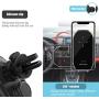 Wirelsss Car Charger,QI Fast Charging Air Vent Holder Auto-Clamping Smart Sensor Phone Holder for Car Compatible with iPhone 11/11 Pro/11 Pro Max/Xs MAX/XS/XR/X/8/8+,Samsung S10/S10+/S9/S9+