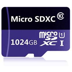 Micro SD SDXC Card 1TB Memory Card High Speed Class 10 with Free Adapter, Designed for Android Smartphones