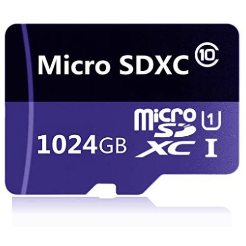 Micro SD SDXC Card 1TB Memory Card High Speed Class 10 with Free Adapter, Designed for Android Smartphones