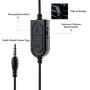 Rehomy 3.5mm Wired Gaming Headset, Over-Ear Surround Stereo Headphone with Noise Cancelling Mic, Compatible with PC, PS4, Mac