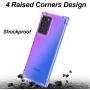 ROSAUI for Galaxy Note 20 Ultra Case Soft TPU Bumper Slim Shock Absorption Protective Case Clear Transparent Phone Cover Anti-Scratch Case for Samsung Galaxy Note20 Ultra 6.9 inches (Transparent)