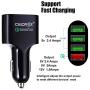USB Car Charger 4 Port Fast Chargers 3.0 Multi Sockets 2.4 Amp for iPhone Samsung