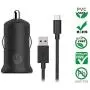 Motorola TurboPower 18 QC3.0 Car Charger w/ 3.3ft SKN6473A USB-C Cable for Moto Z, Z2, Z3, Z4, X4, G7, G7 Play, G7 Plus, G7 Power, G6, G6 Plus [NOT for G6 Play] (Retail Box)