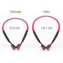 Aftershokz Titanium Mini Wireless Bone Conduction Bluetooth Headphones, Shorter Headband Size for Smaller Fit, Open-Ear Design, Pink, AS600MPK