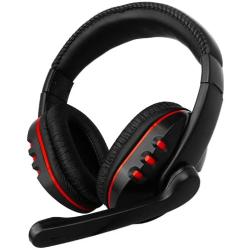 Blast Off 3.5mm Wired Over Ear Stereo PS4 Headset Gaming Headphones with Microphone for PC Computer Smart Phone