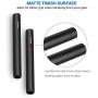SMALLRIG 15mm Carbon Fiber Rod for 15mm Rod Support System (Non-Thread), 6 inches Long, Pack of 2-1872
