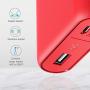 Anker PowerCore 10000 Portable Charger, One of The Smallest and Lightest 10000mAh External Battery, Ultra-Compact High-Speed-Charging-Technology Power Bank for iPhone, Samsung Galaxy and More (Red)