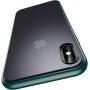 Meifigno Magic Series iPhone X Case, iPhone Xs Case, [Military Grade Drop Tested][Satiny Touch], Translucent Matte PC with Soft Edges, Shockproof and Protective Phone Case for iPhone X/Xs 5.8", Green