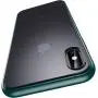 Meifigno Magic Series iPhone X Case, iPhone Xs Case, [Military Grade Drop Tested][Satiny Touch], Translucent Matte PC with Soft Edges, Shockproof and Protective Phone Case for iPhone X/Xs 5.8&quot, Green