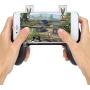 Zopsc LX3 Game Pad Controller Joystick Ergonomic Design Gamepad with Foldable Bracket and Adopt ABS Material Universal for Under 6.5inch Mobile Phone (Black)