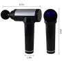 PRACMANU 30 Speeds Led Muscle Massage Gun Handheld Electric Body Massager Gun Tool Machine Vibration Cordless for Athletes PRACMANU 30 Speeds Led Muscle Massage Gun Handheld Electric Body Massager Gun Tool Machine Vibration Cordless for Athletes