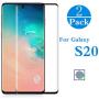 [2 Pack] HD Galaxy S20 Screen Protector [9H Hardness] [Support Fingerprint Unlock] [3D Full Edge Covered] [Case Friendly] Tempered Glass Protector Compatible with Samsung Galaxy S20
