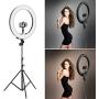 Ring Light Kit:18" 48cm Outer 55W 5500K Dimmable LED Ring Light, Light Stand, Carrying Bag for Camera,Smartphone,YouTube,Self-Portrait Shooting