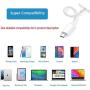 USB C to 3.5mm Headphone Audio Adapter Type c Charger Dongle Converter USBC Earphone Adaptor for Google Pixel 4 4XL 3 3XL 2 2XL, iPad Pro 2020 2019 2018, Samsung Note 10/S20 and More, White
