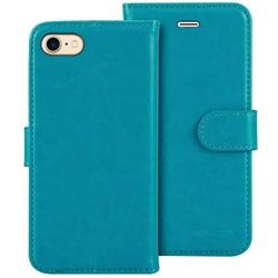 MONASAY iPhone 7 Wallet Case/iPhone 8 Wallet Case/iPhone SE 2020 Case,4.7-inch, [Glass Screen Protector Included] Flip Folio Leather Cell Phone Cover with Credit Card Holder for Apple iPhone 7/8/SE2