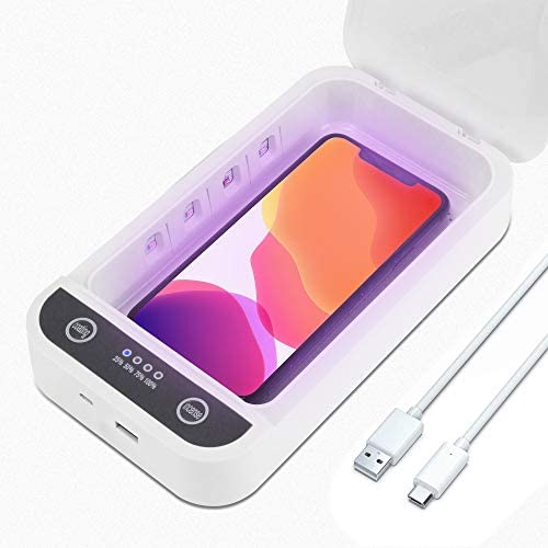 Cellphone Cleaning Box Phone Soap Mobile Phone Cleaning Box | USB Charging for iOS Android Phone Toothbrush Jewelry Watches Makeup Box