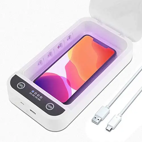 Cellphone Cleaning Box Phone Soap Mobile Phone Cleaning Box | USB Charging for iOS Android Phone Toothbrush Jewelry Watches Makeup Box Cellphone Cleaning Box Phone Soap Mobile Phone Cleaning Box | USB Charging for iOS Android Phone Toothbrush Jewelry Watches Makeup Box