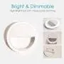 QIAYA Selfie Ring Light for Phone Camera Photography Video, BatteryPowered Clip White QIAYA Selfie Ring Light for Phone Camera Photography Video, BatteryPowered Clip White