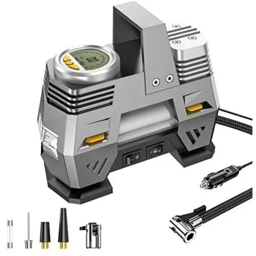 CICMOD Air Compressor Pump Digital Tire Inflator 12V DC 150 PSI Portable Auto Tire Pump for Car Truck Bike Inflatables