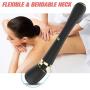 Cordless Powerful Personal Wand Massager - Adorime USB Rechargeable Electric Handheld Neck Back Shoulder Body Massager with 15 Vibrating Patterns for Sports Recovery Therapeutic & Muscle Relaxation.