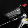 QIANMA Bicycle Bag Mountain Bike Bag Waterproof MTB Mobile Phone Case Front Tube Bag Multifunction Outdoor Bicycle Bag Bicycle Accessories