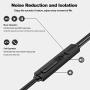 Docooler PTM D11 Wired in-Ear Earphones Stereo Gaming Headset Metal Headphones with in-line Control & Microphone for PSP iPhone iPad Android Smartphones Tablet PC Laptop