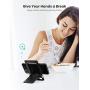 UGREEN Cell Phone Stand for Desk Adjustable Phone Holder Dock Compatible for iPhone 11 Pro Max XS XR 8 Plus 6 7 6S Smartphone, Foldable and Portable (Black)