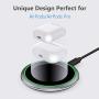 Yootech 7.5W/10W/15W Metal Wireless Charger,15W Max Wireless Charging Pad Compatible with iPhone SE 2020/11/11 Pro/11 Pro Max,LG V50/V40/G7,Galaxy S20/S10,Pixel 3/4XL, AirPods Pro (No AC Adapter)