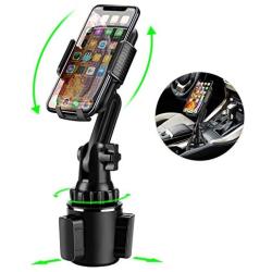 Car Cup Holder Phone Mount, Cell Phone Holder for Car Golf Cart Cradle with Upgraded Cup Base for iPhone 11 Pro/XR/XS Max/X/8/7 Plus/6s/ for Samsung S10/Note 9/S8 Plus/S7,GPS