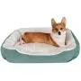 JEMA Rectangle Dog Bed - Lounger for Dogs & Cats with Non Slip Waterproof Bottom,Medium Cuddler Pet Bed JEMA Rectangle Dog Bed - Lounger for Dogs & Cats with Non Slip Waterproof Bottom,Medium Cuddler Pet Bed