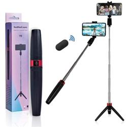 Bluetooth Selfie Stick Tripod with Screw Mount,Selfie Stick with Wireless Remote for iPhone 11/X/XS/8/7 Plus, Samsung Galaxy S9/S9 Plus/S8/S8 Plus/Note8, GoPro, Selfie Light and More (Black)